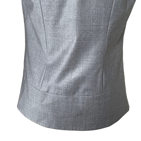 Vittadini Women’s Wool Blend Open Front Vest Sleeveless Blazer Jacket Size S - Picture 6 of 8